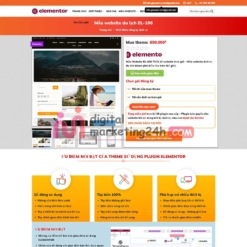 Trang sản phẩm theme wordpress kho theme, theme mẫu số 02