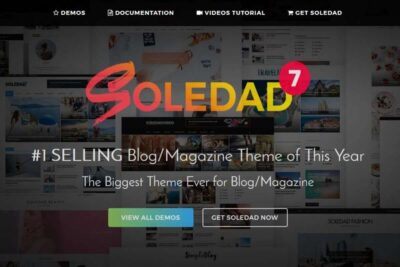 Theme Soledad làm blog cá nhân, tin tức, tạp chí