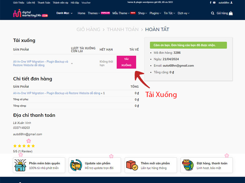 Tải Xuống Theme