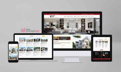 Theme mẫu wordpress kiến trúc, thiết kế nhà, biệt thự