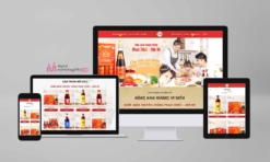 Theme mẫu bán nước mắm truyền thống