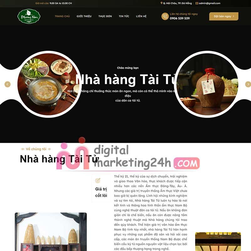 Trang chủ Theme mẫu nhà hàng