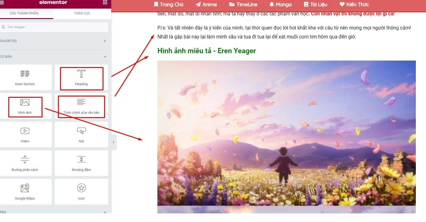 Thiết kế website với Plugin Elementor