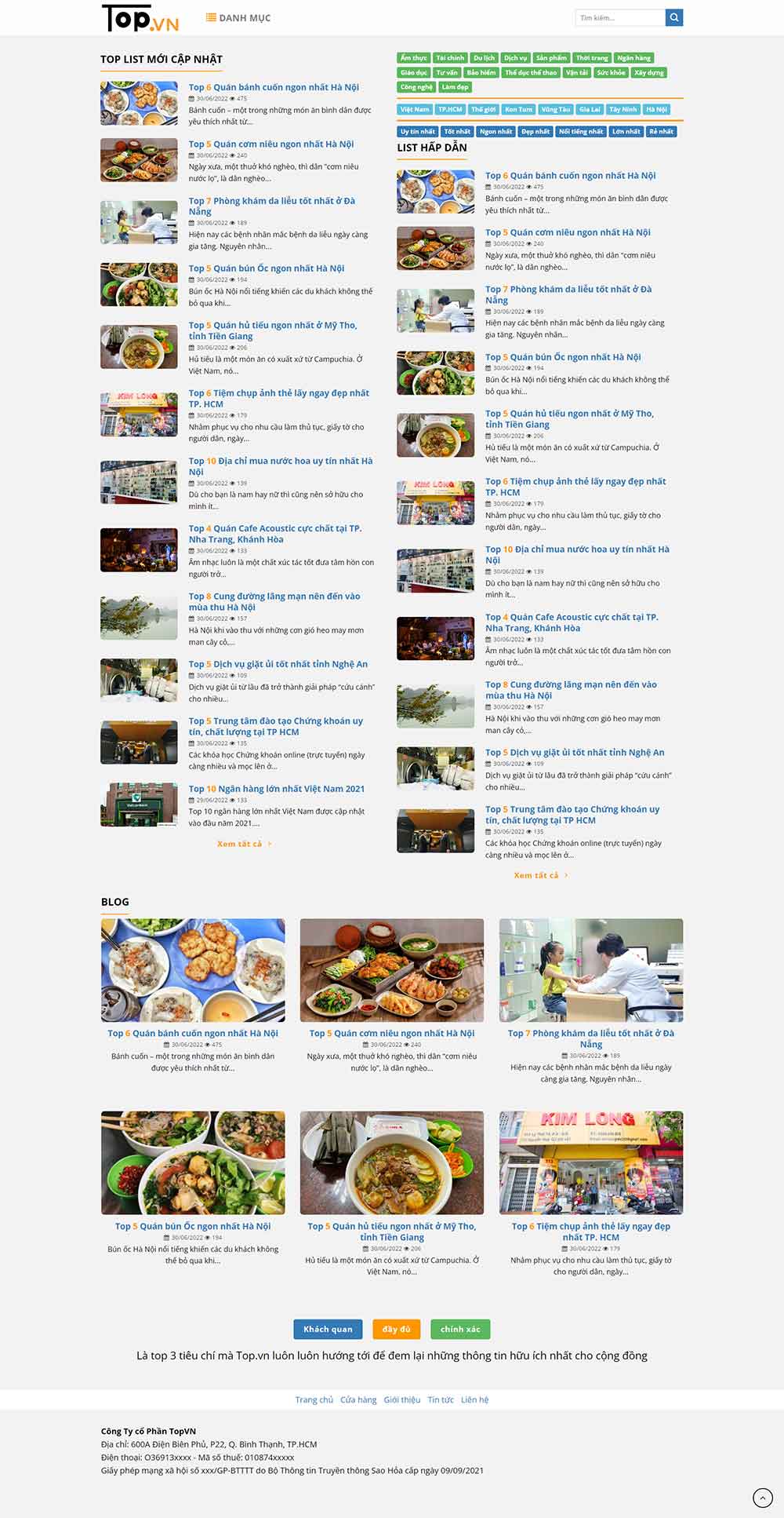Giao diện hấp dẫn