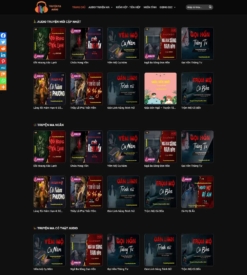 Theme wordpress web truyện ma audio