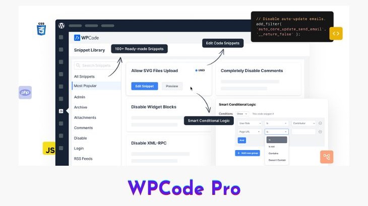 Tính năng của WPCode Pro