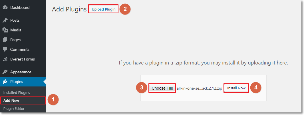 Cách cài plugin bằng file .zip